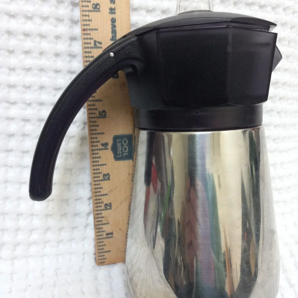 Bialetti Amerikana Vintage 4 Cup Stainless Steel Moka Pot Coffee Maker Italy